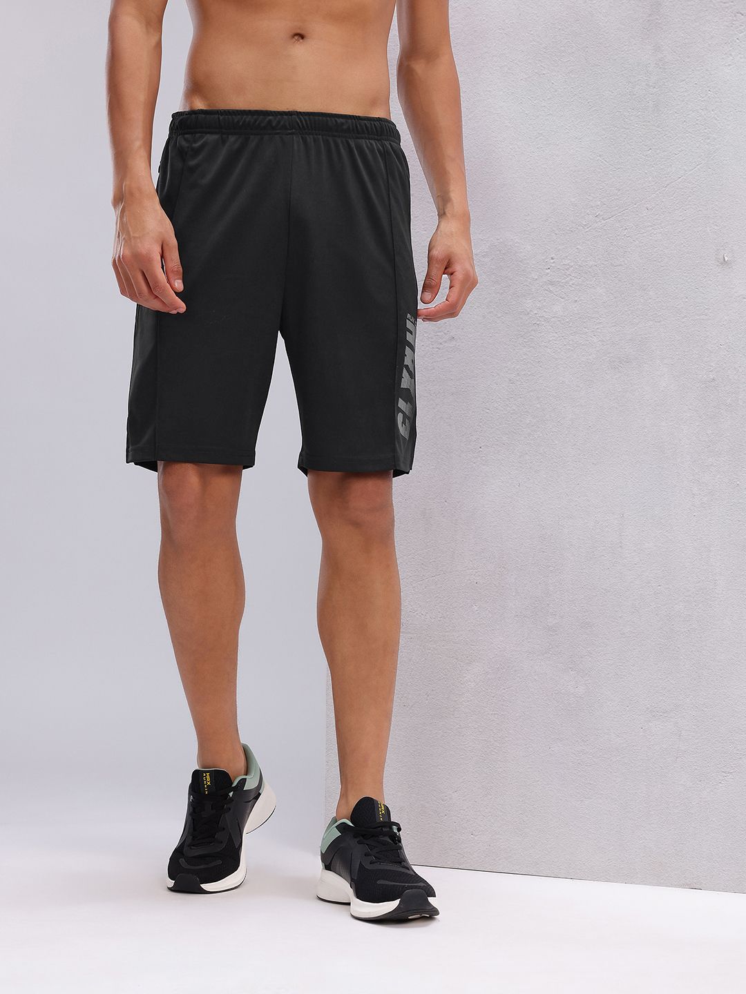 HRX by Hrithik Roshan Men Typography Printed Rapid-Dry Running Shorts