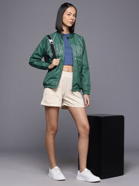 HRX by Hrithik Roshan Typography Printed Jacket