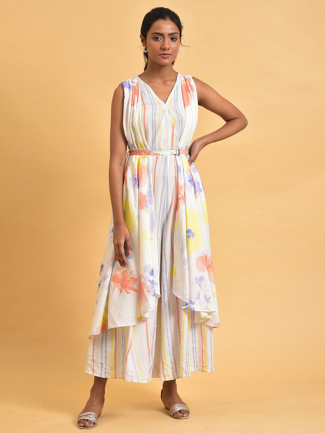 W Women Printed Basic Jumpsuit
