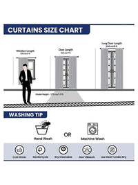 Cortina White & Blue 2 Pieces Ethnic Motifs Printed Cotton Door Curtain