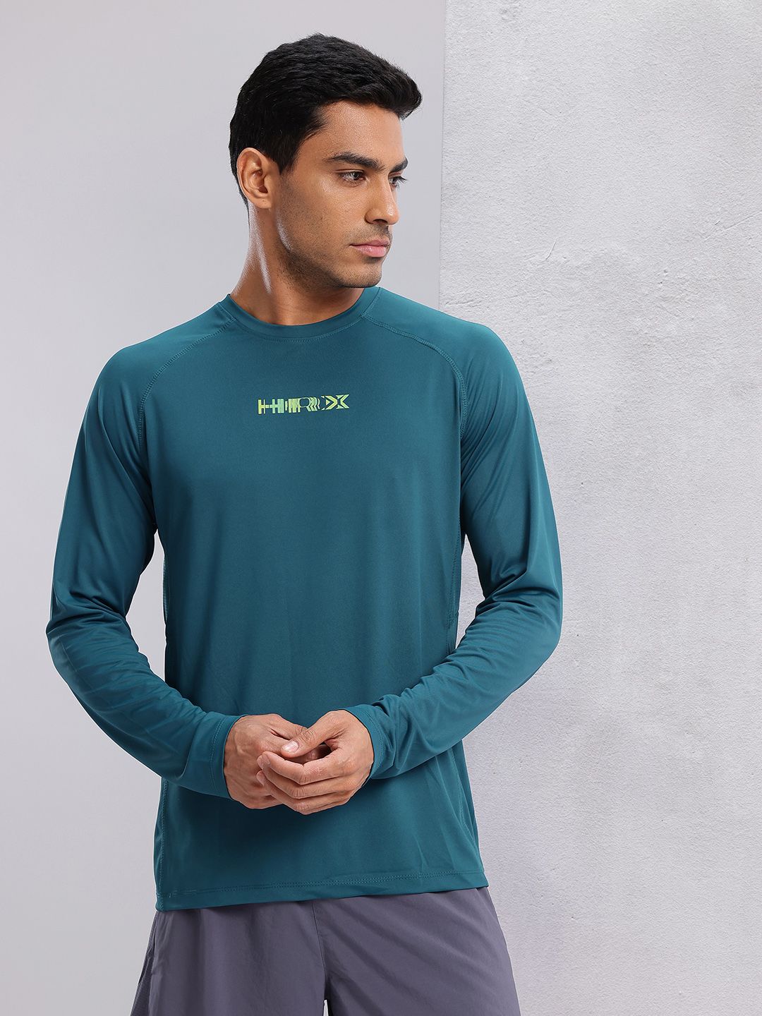 HRX by Hrithik Roshan Printed Rapid-Dry Training T-shirt