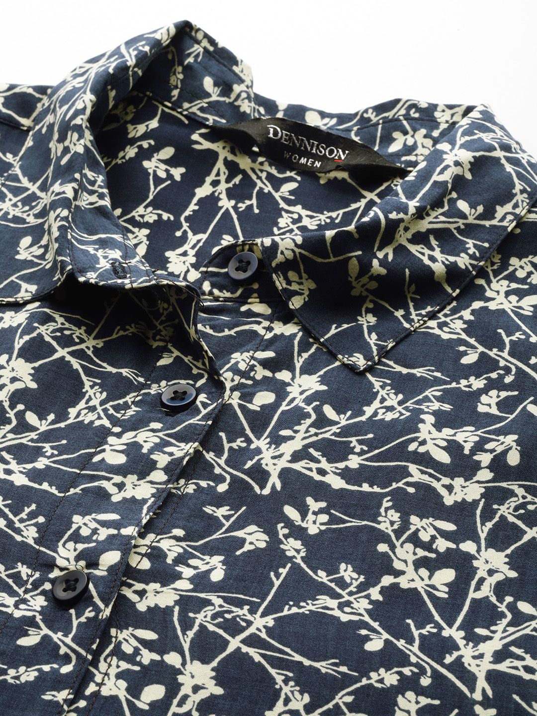 DENNISON Women Smart Floral Printed Opaque Casual Shirt