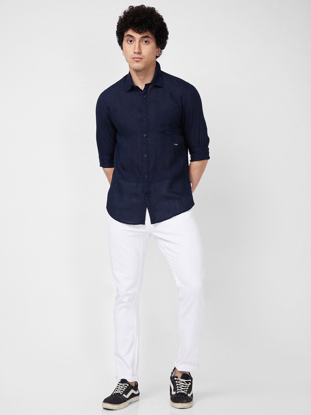 SPYKAR Linen Casual Shirt