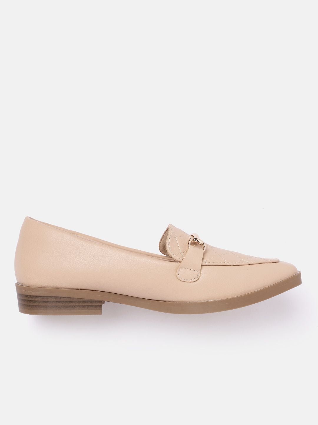 Lino Perros Women Buckles Detail Woven Design Formal Mocassins