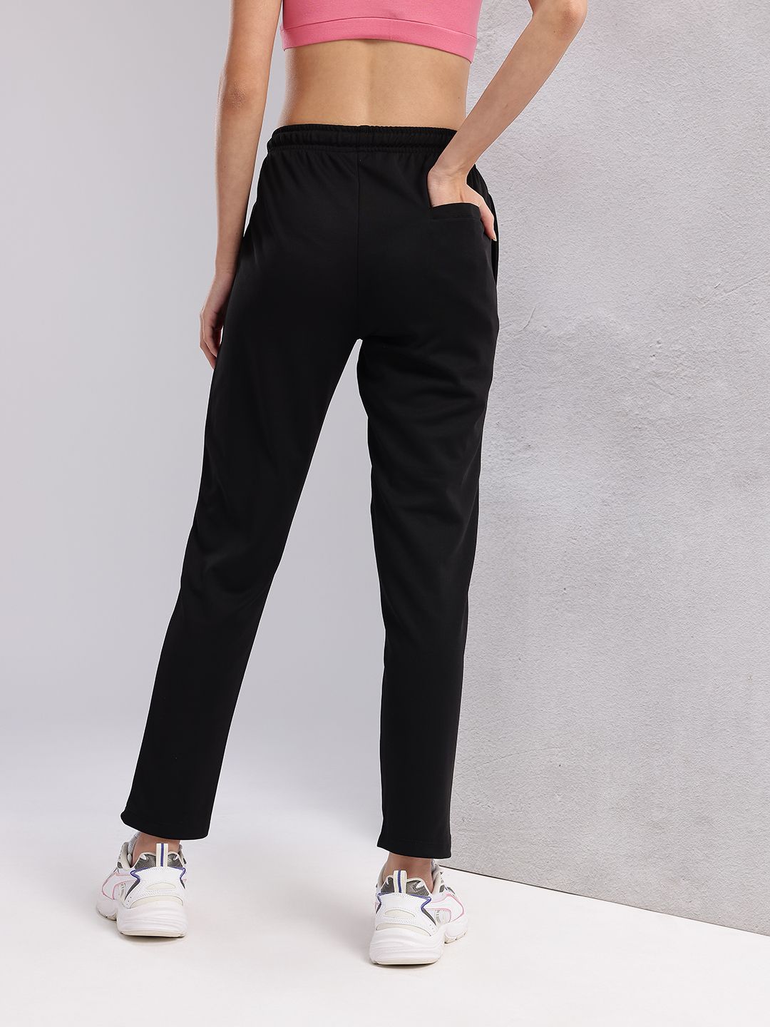 HRX by Hrithik Roshan Women Brand Logo Print Lifestyle Track Pants