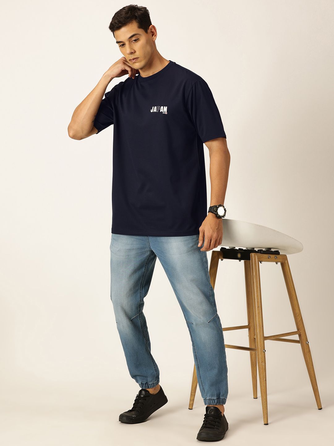 Thomas Scott Graphic Printed Drop Shoulder Oversized T-shirt