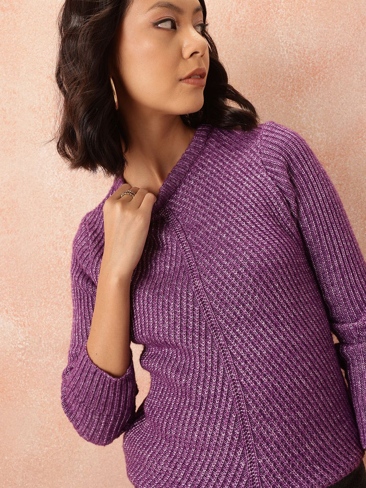 all about you Acrylic Ribbed Pullover