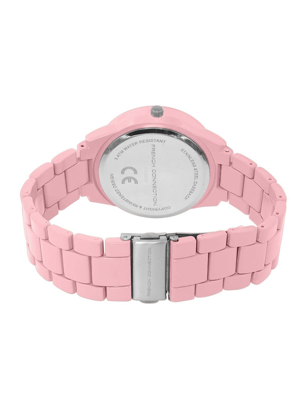 French Connection Women Dial & Stainless Steel Straps Reset Time Analogue Watch FCS04P