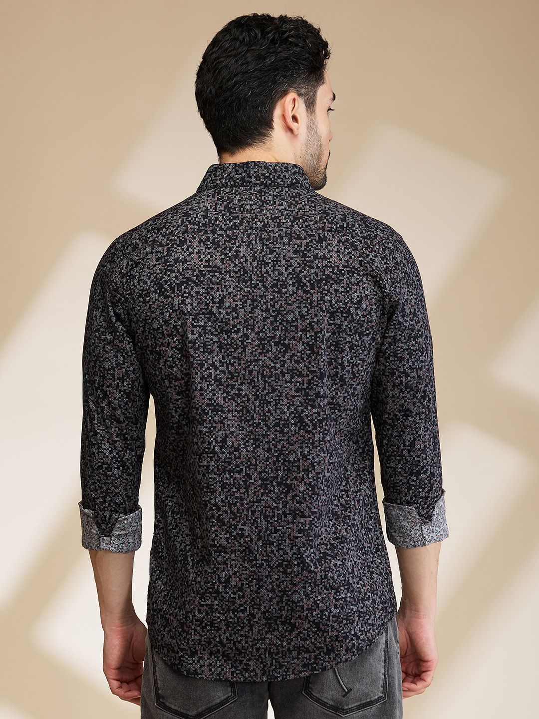 Being Human Men Slim Fit Floral Opaque Printed Casual Shirt