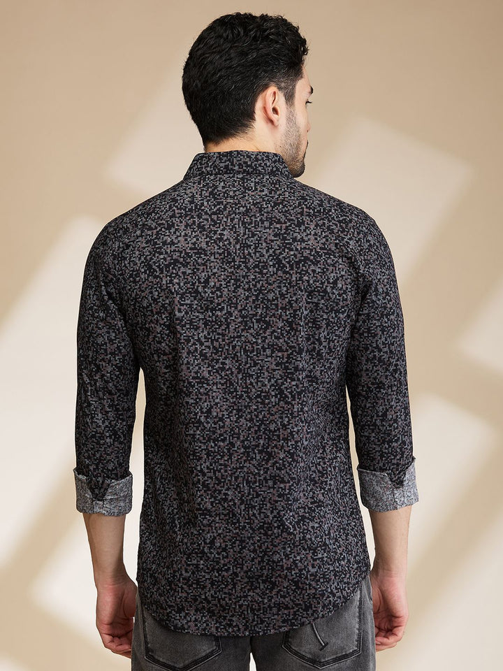 Being Human Men Slim Fit Floral Opaque Printed Casual Shirt