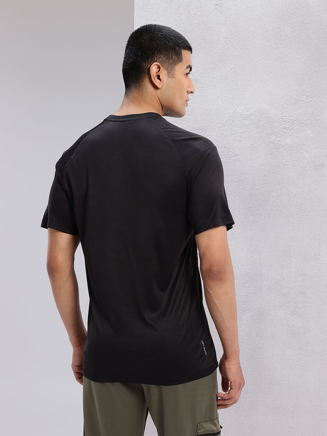HRX by Hrithik Roshan Brand Logo Print Rapid-Dry Training T-shirt