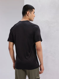 HRX by Hrithik Roshan Brand Logo Print Rapid-Dry Training T-shirt