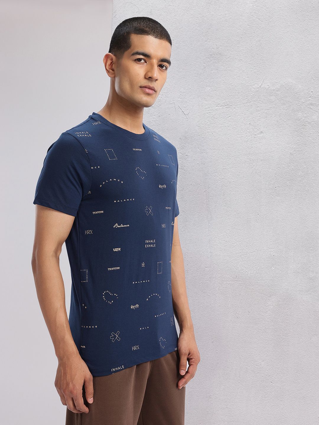 HRX by Hrithik Roshan Printed Yoga T-shirt