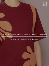 DILLINGER Printed Oversized Pure Cotton T-shirt