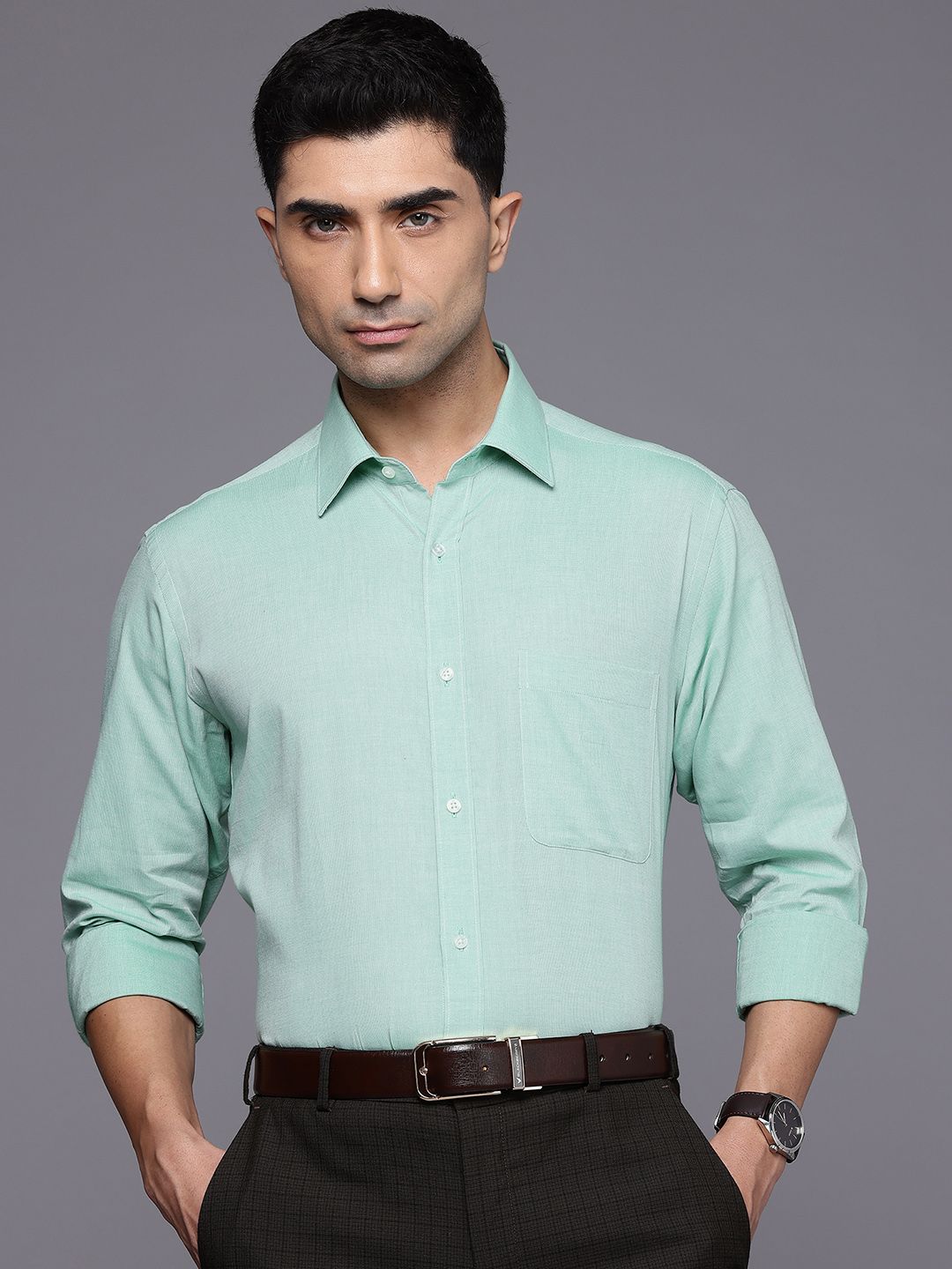 Raymond Slim Fit Pure Cotton Formal Shirt