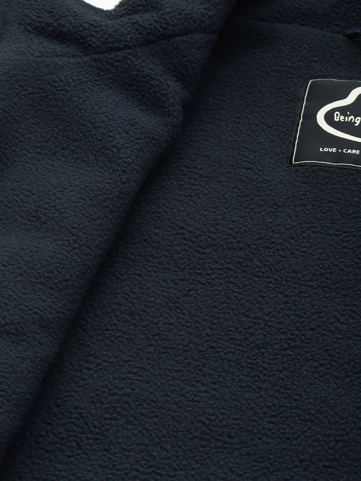 Being Human Mock Collar Quilted Jacket