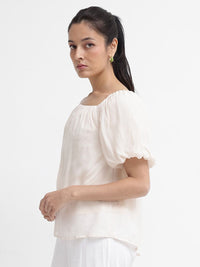 Rareism Off-bahu Puff Lengan Atas