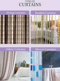 Cortina Set of 2 Embossed Damask Printed Window Curtains
