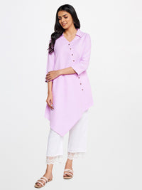 Global Desi Asymmetric Hem A-Line Kurta