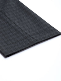 Park Avenue Men Checked Smart Fit Mid-Rise Formal Trousers