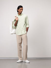 ether Classic Fit Gingham Checks Pure Cotton Shirt