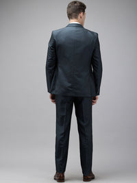 Park Avenue Slim Fit Notched Lapel Single-Breasted 3 Piece Suit