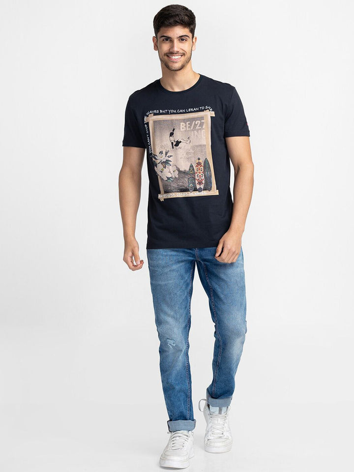 Being Human Graphic Printed Regular Fit T-shirt