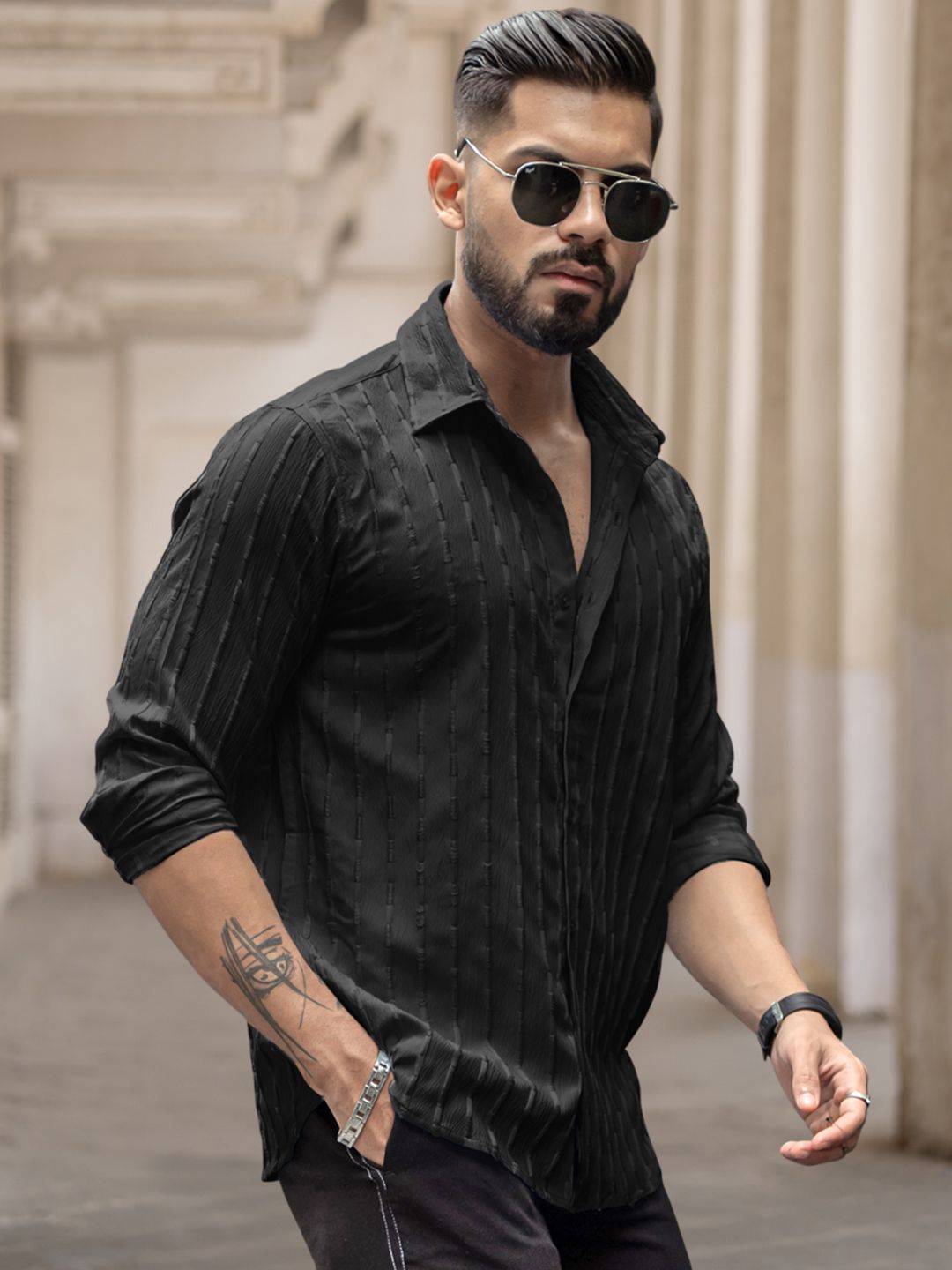 Powerlook Men Opaque Casual Shirt