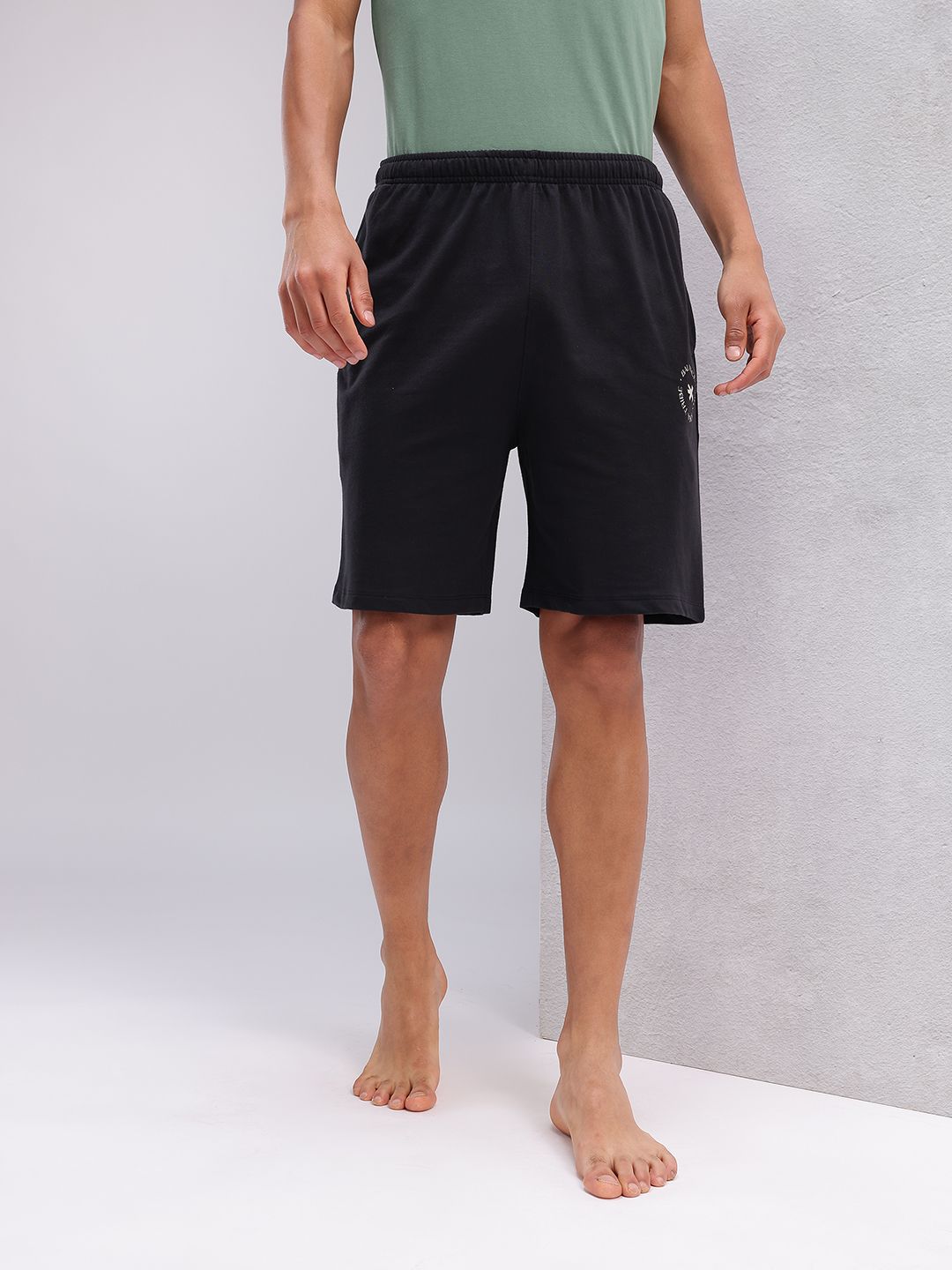 HRX by Hrithik Roshan Men Printed Detail Yoga Shorts