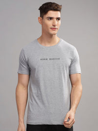 ADRO Men Typography Printed Raw Edge T-shirt