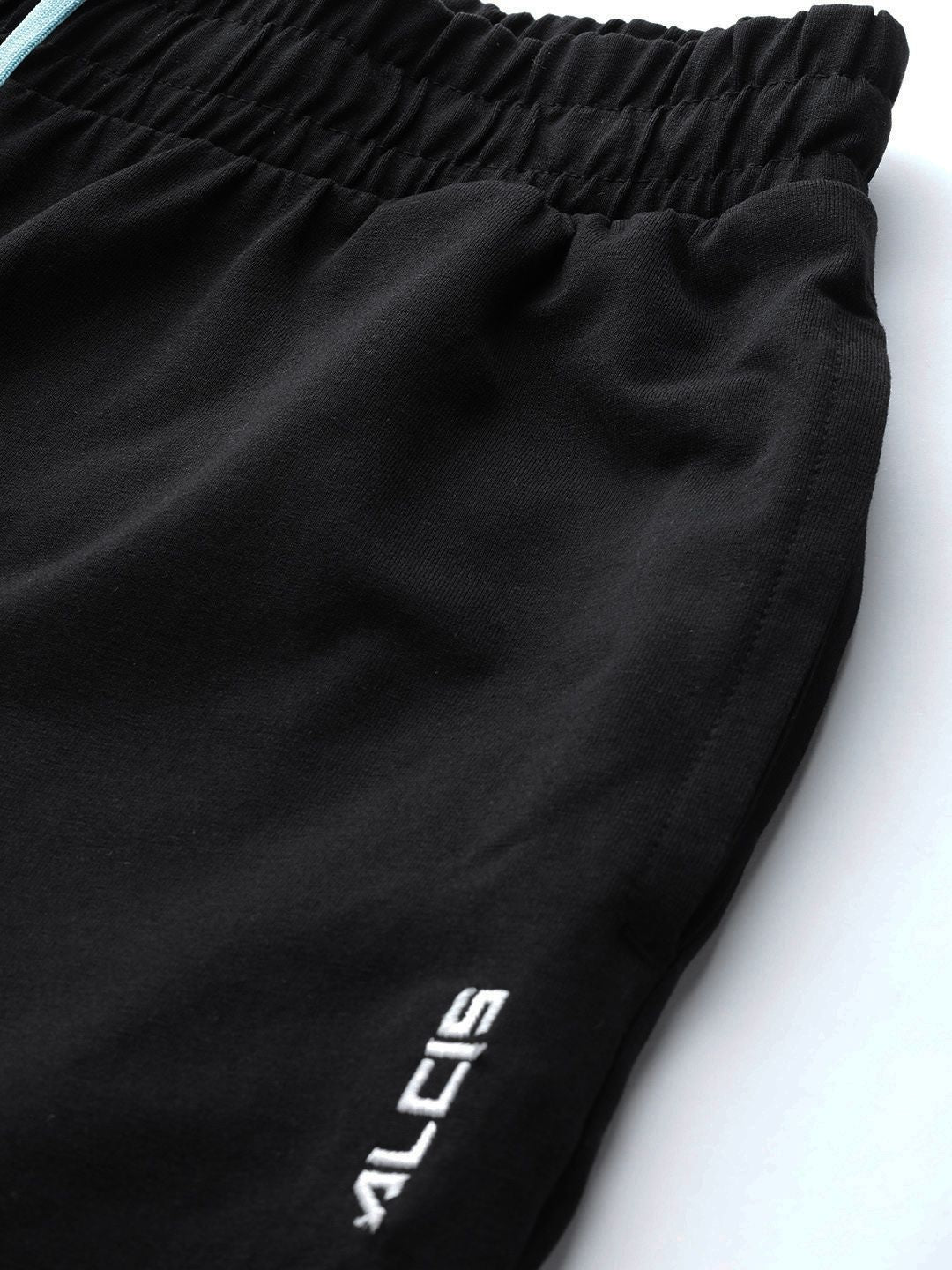 Alcis Women Black Slim Fit Solid Joggers