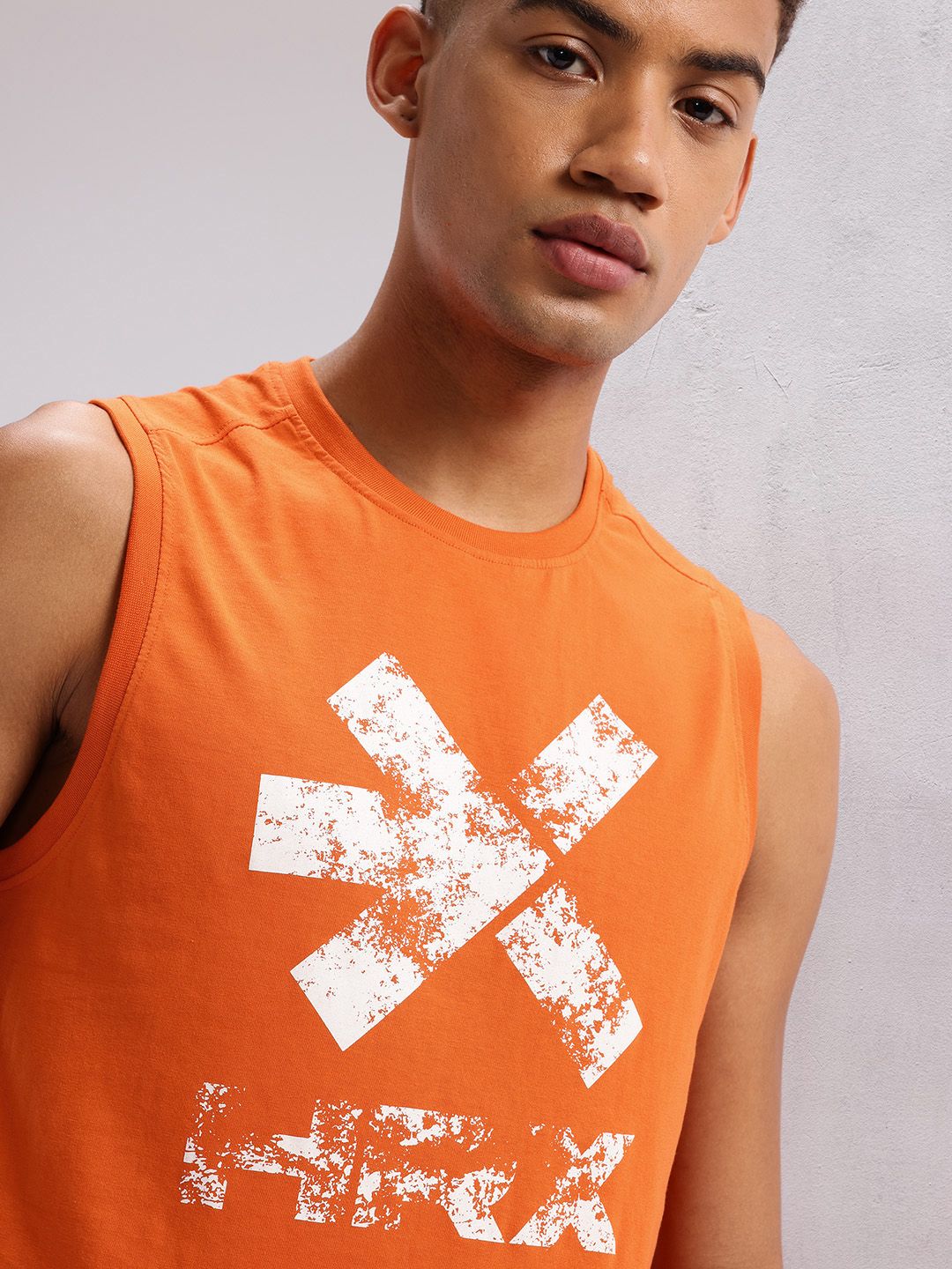 HRX by Hrithik Roshan Men Brand Logo Printed T-shirt