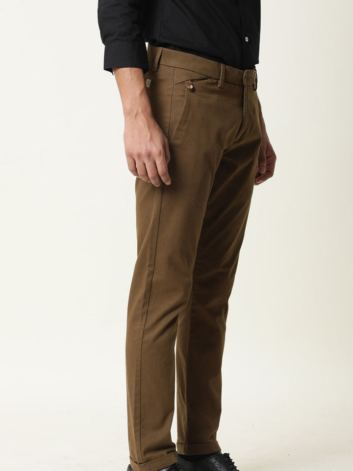 RARE RABBIT Men Aps Mid-Rise Slim Fit Trouser