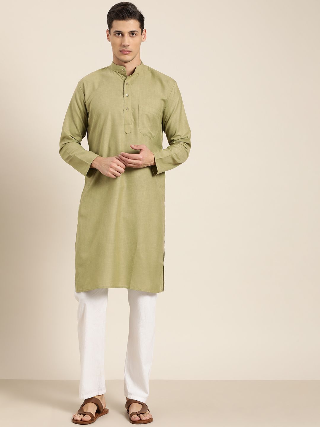 SOJANYA Kurta Hijau Lelaki