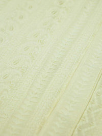House of Chikankari Men Cream Rayon Sulam Kurta