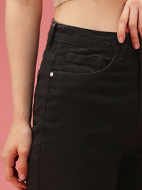 DressBerry Women Wide Leg High-Rise Stretchable Jeans
