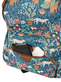 TEAL BY CHUMBAK Women Up To 15 Inch Laptop Ergonomic Graphic Backpack