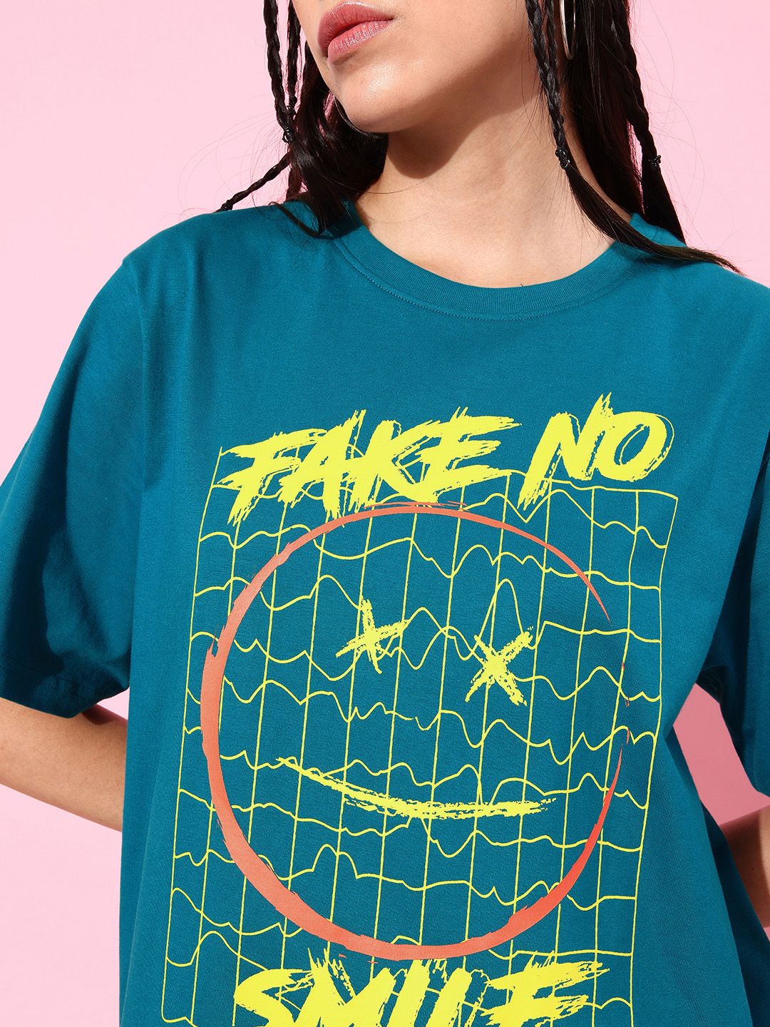 DILLINGER Pure Cotton Printed Oversized T-shirt