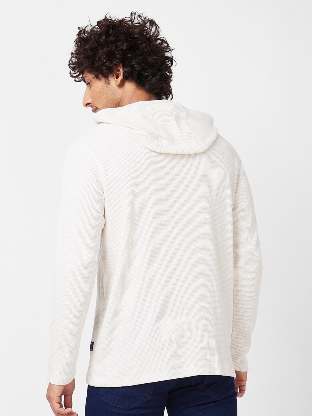 SPYKAR Hooded Neck Slim Fit Cotton Casual T-Shirt