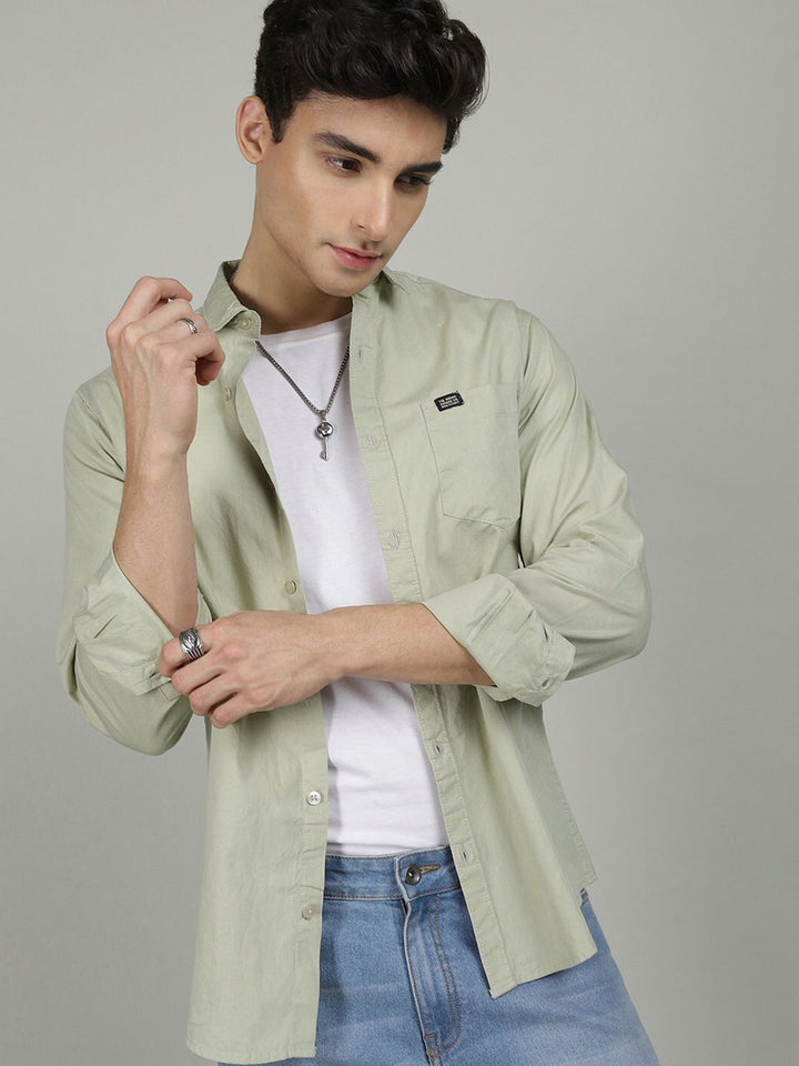 The Indian Garage Co Men Comfort Cotton Casual Shirt