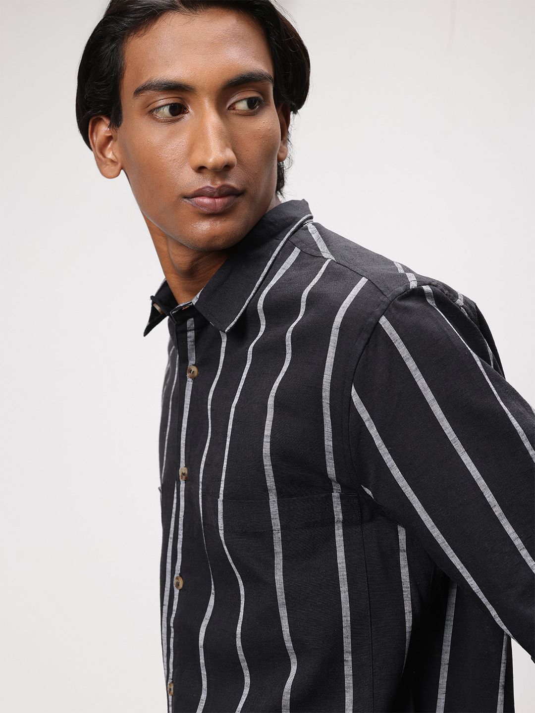 ether 365 Essentials Striped Casual Shirt