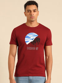 Being Human Printed Pure Cotton T-shirt