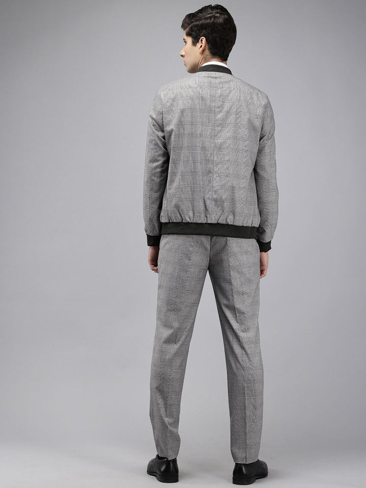 Park Avenue Checked Neo Fit 2 Piece Formal Suits