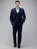 Park Avenue Self Design Single-Breasted 3 Piece Party Suit