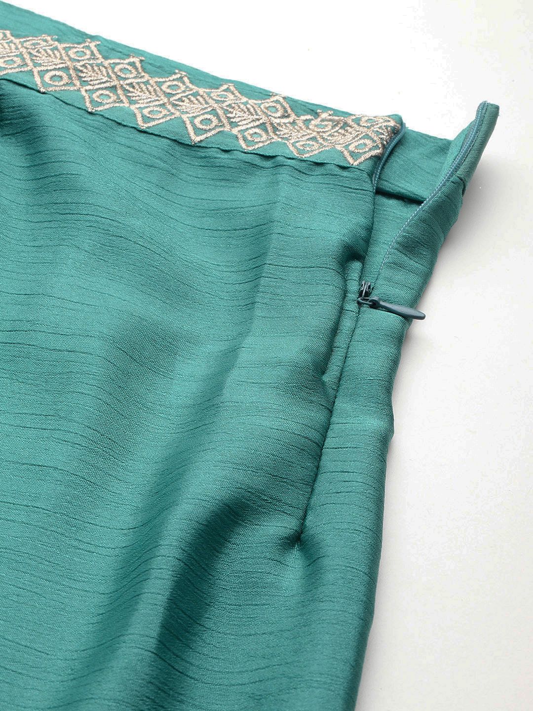 all about you Embroidered Detail Wrap Ethnic Co-ords