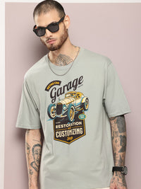DILLINGER Men Graphic Printed Oversized T-shirt