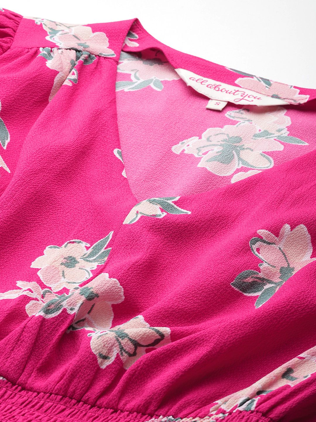 all about you Floral Printed Midi Fit & Flare Dress