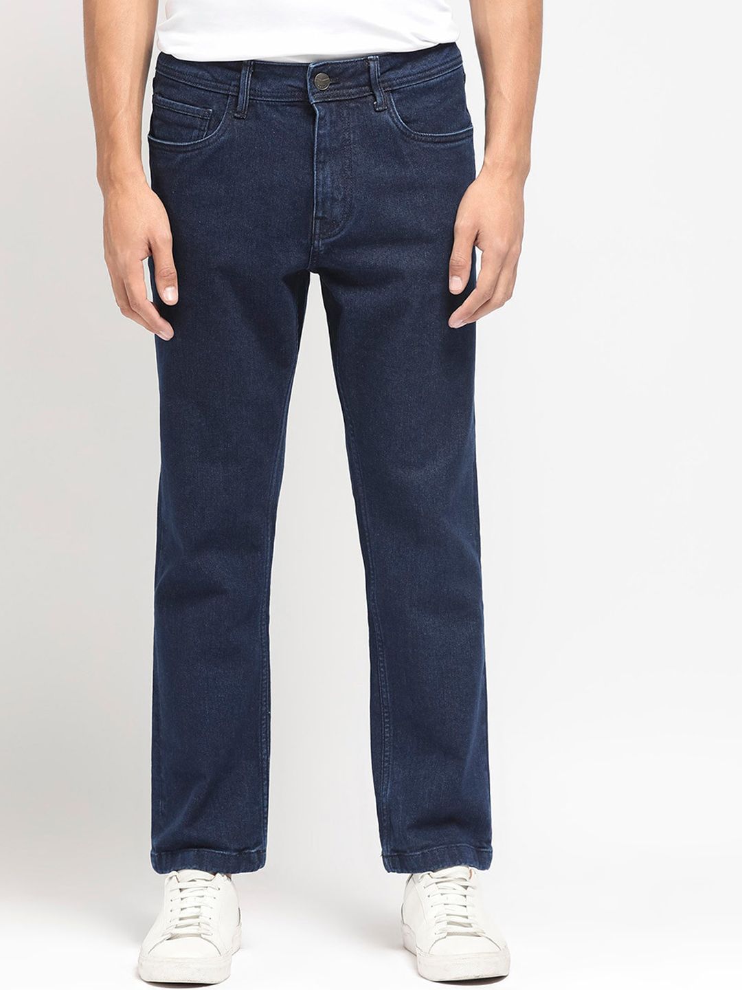 RARE RABBIT Men Polin Regular Fit Stretchable Jeans