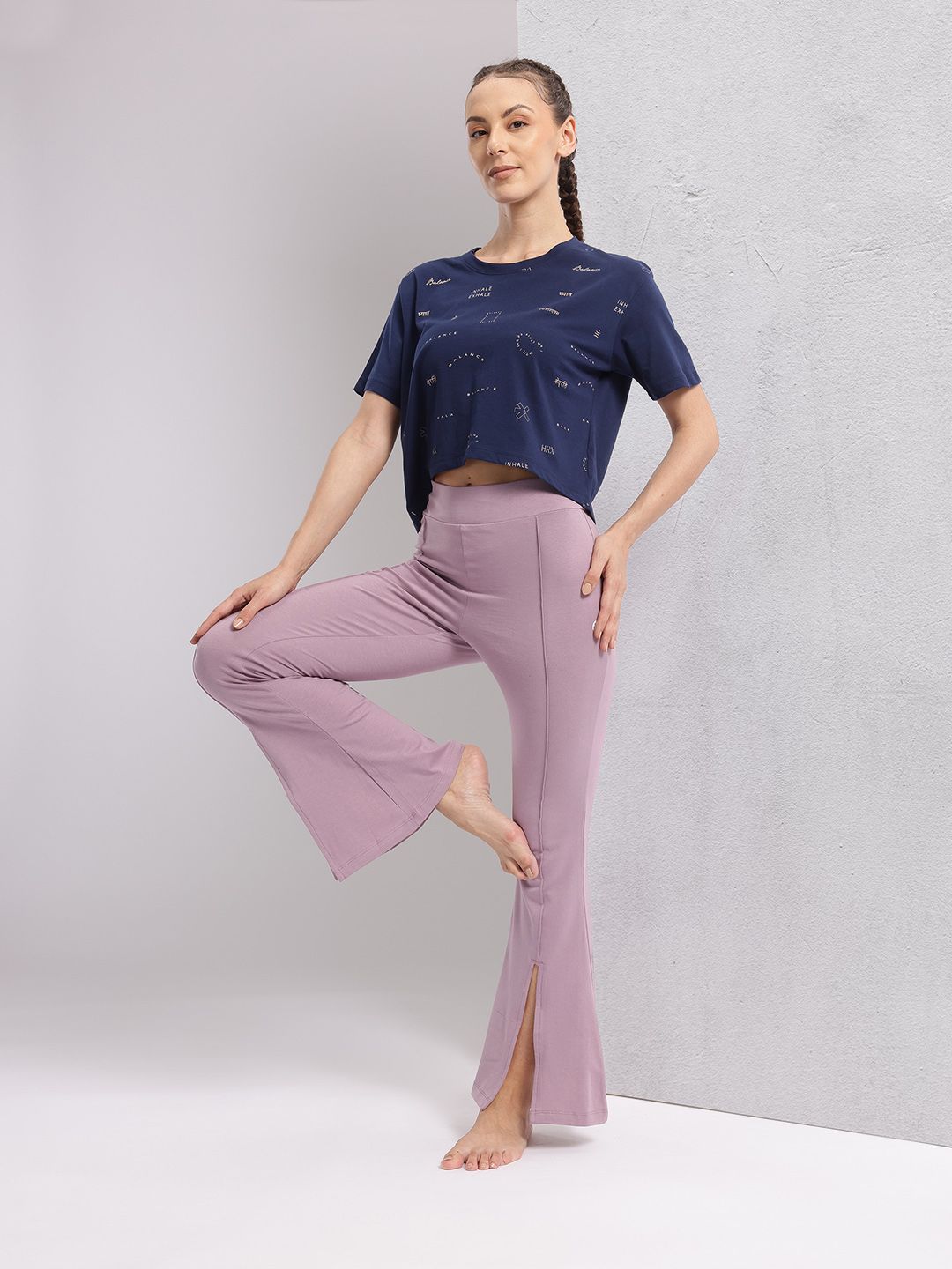 HRX by Hrithik Roshan Women Bootcut Yoga Track Pants
