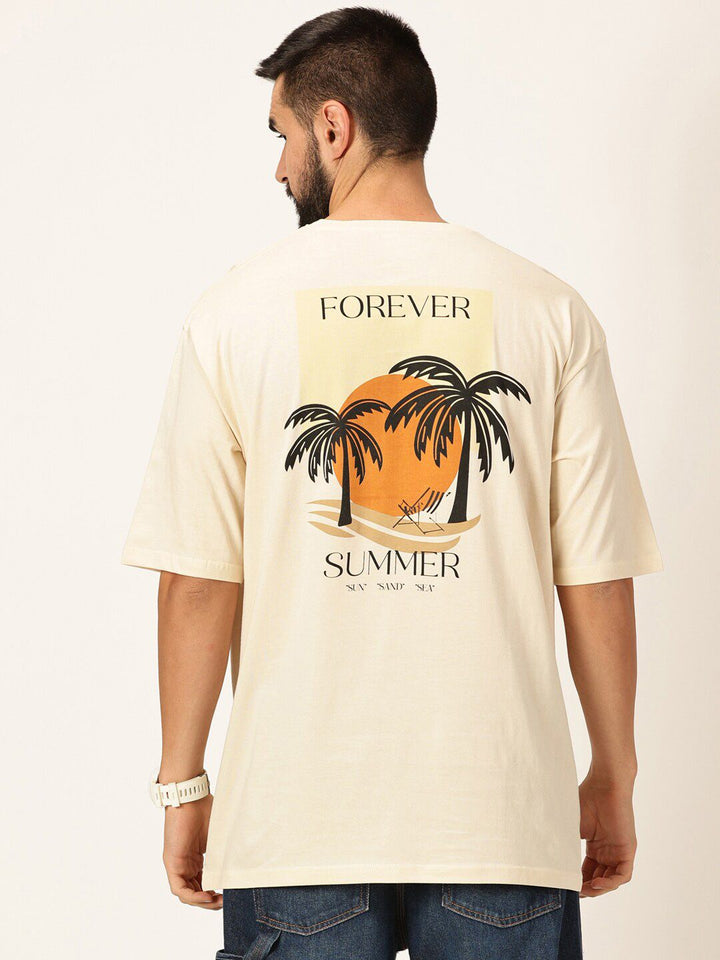 Thomas Scott Graphic Printed Bio Finish Pure Cotton Oversized T-shirt